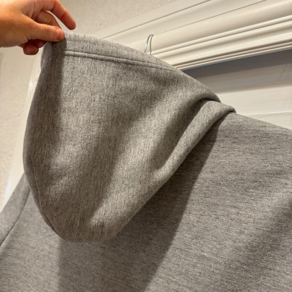 Polo Ralph Lauren Hoodie Mens XXL‎ Gray Full Zip Pony Logo Cotton Loungewear